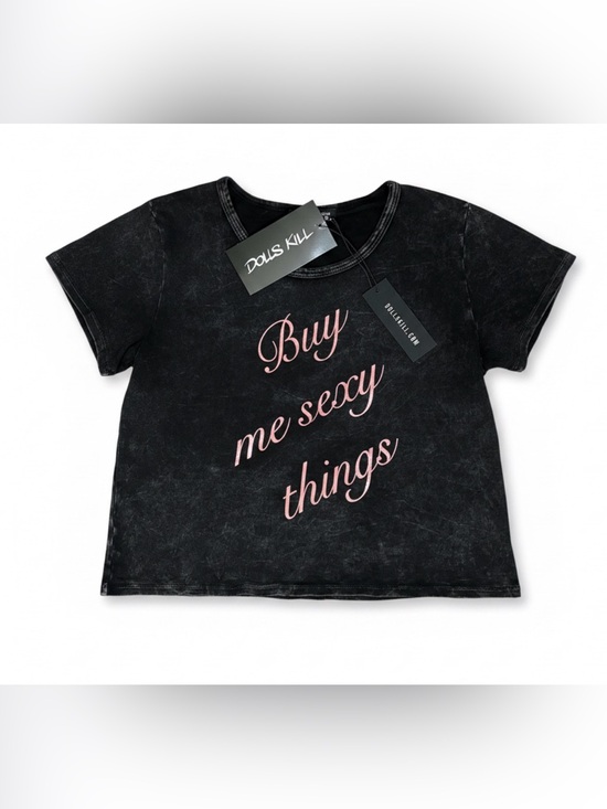 Tops - Buy Me Sexy Thing Graphic Crop Top from the brand Generation Kiss size XXL